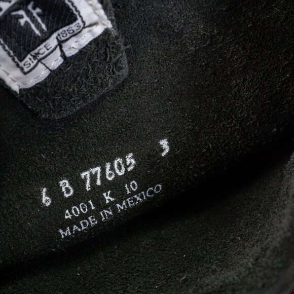 Frye Women Veronica Slouch Black Leather Moto Biker Buckle Boots size 6 - Picture 8 of 9